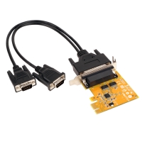 SUNIX SER6437AL-C RS232 2포트 RS232 PCI-Express 시리얼 확장카드/115.2Kbps/슬림PC 지원