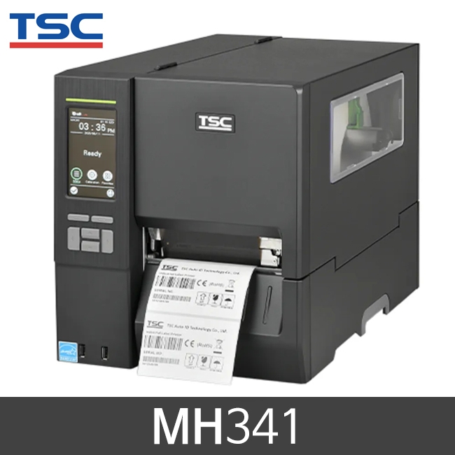 [TSC] MH341 산업용 바코드프린터 (MH340후속) 300dpi 열전사 감열