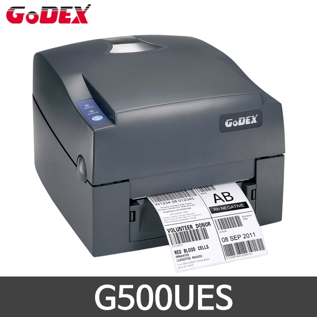 [고덱스] G500UES 바코드프린터 203dpi 열전사 감열 GODEX