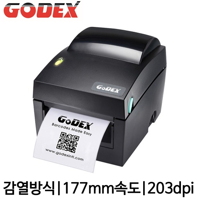 [고덱스] DT4 바코드프린터 연결:USB 203dpi 감열전용 GODEX