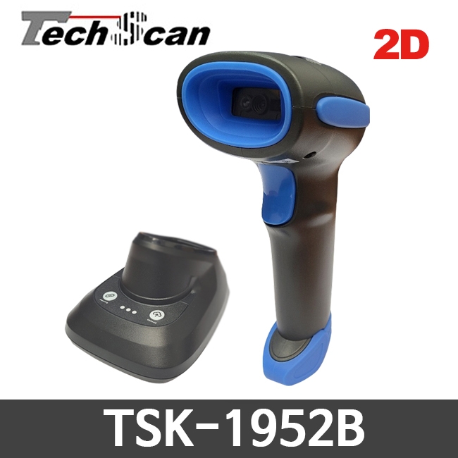 [테크스캔] TSK-1952B 바코드스캐너 핸디형 유무선 2D TechScan