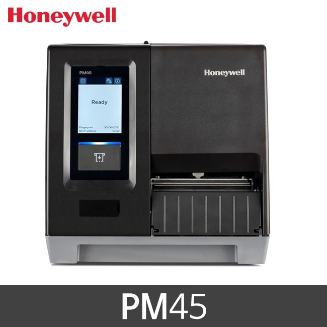 [하니웰] PM45 바코드프린터 산업용 203dpi 1D 2D 열전사 Honeywell