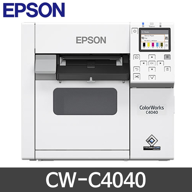 [엡손] CW-C4040 바코드프린터 잉크젯 컬러라벨 스티커 EPSON