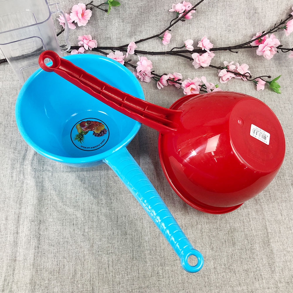 자루 바가지 빨강 소소 AA 손잡이 약수터 플라스틱 목욕(주