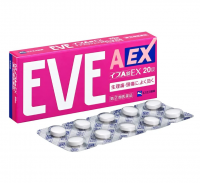 일본 EVE 이브 A EX 생리통 진통제 20정 (핑크색으로 리뉴얼)